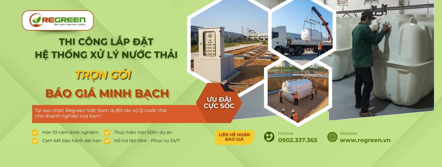 Chuyên thi công lắp đặt hệ thống xử lý nước thải trọn gói