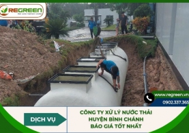 Công ty xử lý nước thải Huyện Bình Chánh báo giá tốt nhất