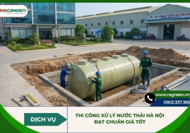 Dịch vụ thi công xử lý nước thải Hà Nội đạt chuẩn giá tốt