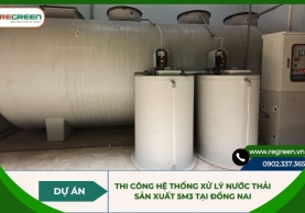 Thi công hệ thống xử lý nước thải sản xuất 5m3 tại Đồng Nai