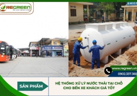 Hệ thống xử lý nước thải tại chỗ cho bến xe khách giá tốt #1