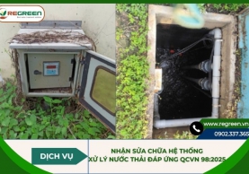 Nhận sửa chữa hệ thống xử lý nước thải đáp ứng QCVN 98:2025