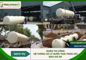 Nhận thi công hệ thống xử lý nước thải trọn gói báo giá 30