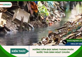 Hướng dẫn đọc bảng thành phần nước thải sinh hoạt chuẩn