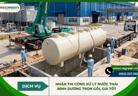 Nhận thi công xử lý nước thải Bình Dương trọn gói, giá tốt