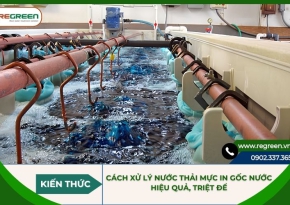 Cách xử lý nước thải mực in gốc nước hiệu quả, triệt để