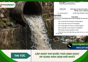 Cập nhật phí nước thải sinh hoạt áp dụng năm 2026 mới nhất