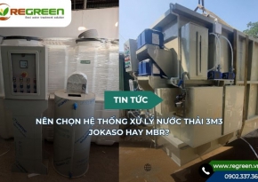 Hệ thống xử lý nước thải 3m3 Jokaso và MBR [So sánh A-Z]