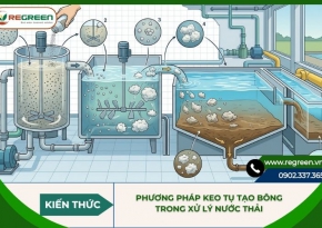 Tìm hiểu phương pháp keo tụ tạo bông trong xử lý nước thải