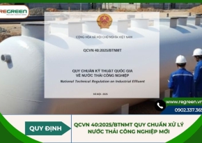 QCVN 40:2025/BTNMT quy chuẩn xử lý nước thải công nghiệp mới