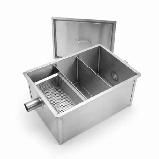 Bể tách mỡ gia đình 40L Inox 304