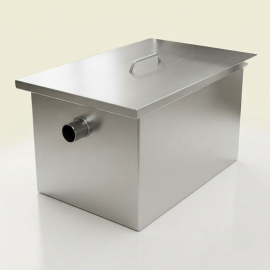 Bể tách mỡ nhà hàng 300L Inox 304