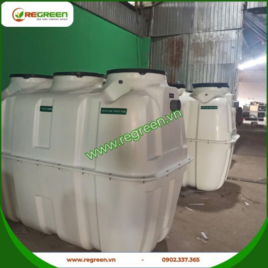 Bể Tự Hoại SEPTIC Composite Công suất 2000 Lít