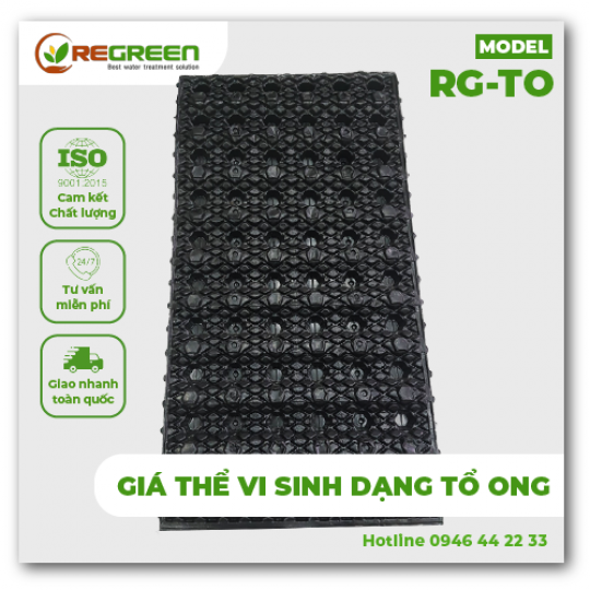 Giá Thể Vi Sinh Dạng Tổ Ong