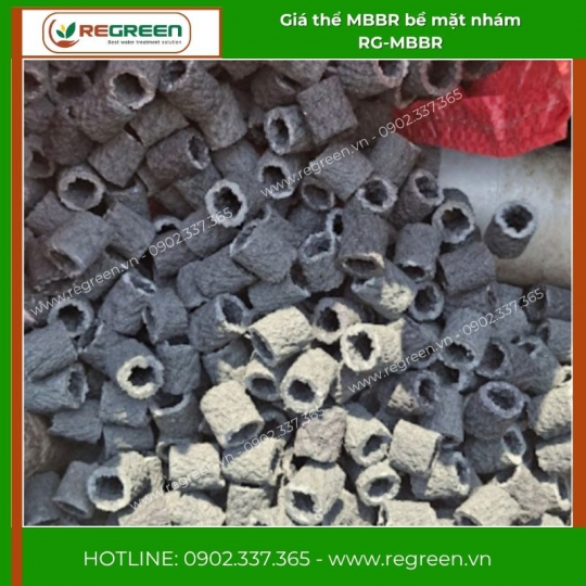 Giá thể MBBR bề mặt nhám