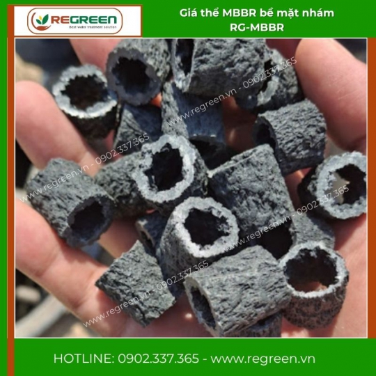 Giá thể MBBR bề mặt nhám