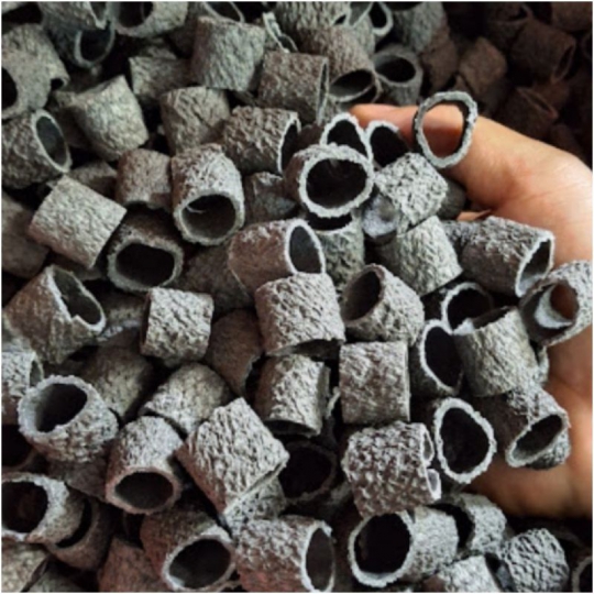 Giá thể MBBR bề mặt nhám