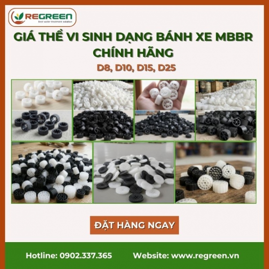 Giá thể vi sinh dạng bánh xe chính hãng