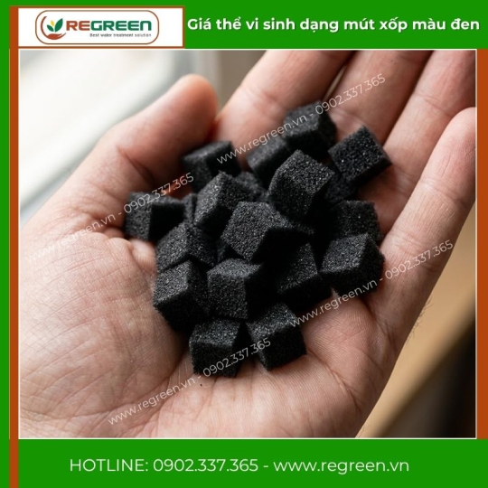 Giá thể vi sinh dạng mút xốp chính hãng
