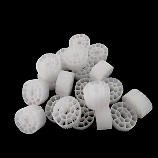 Giá thể vi sinh MBBR D25xH10 dạng bánh xe