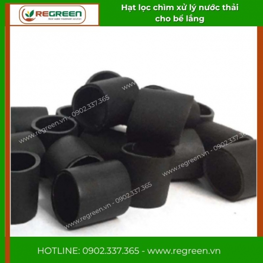 Hạt lọc chìm xử lý nước thải cho bể lắng