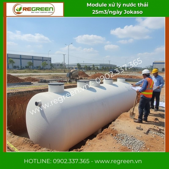Module hệ thống xử lý nước thải JOKASO 25m3/ngày