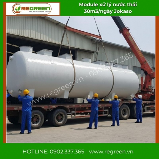 Module hệ thống xử lý nước thải JOKASO 30m3/ngày