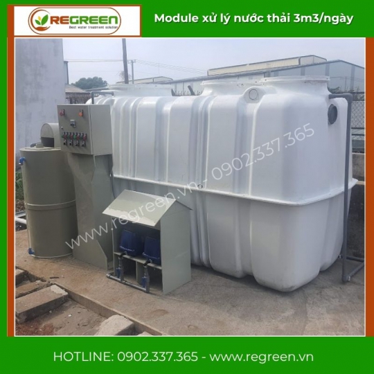 Module hệ thống xử lý nước thải JOKASO 3m3/ngày