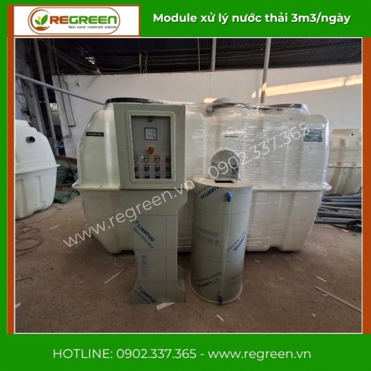 Module hệ thống xử lý nước thải JOKASO 3m3/ngày
