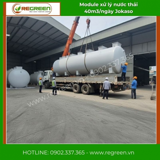 Module hệ thống xử lý nước thải JOKASO 40m3/ngày