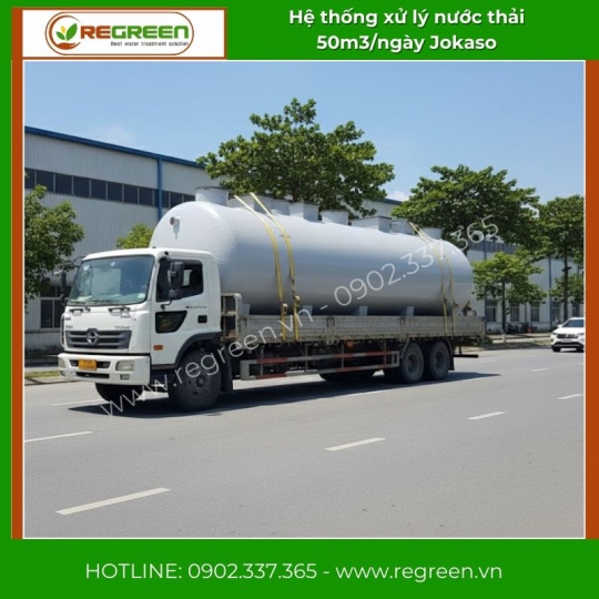 Module hệ thống xử lý nước thải JOKASO 50m3/ngày