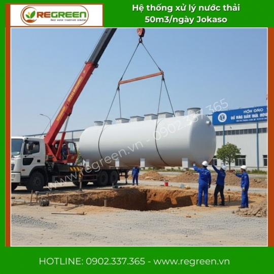 Module hệ thống xử lý nước thải JOKASO 50m3/ngày