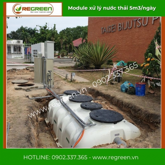 Module hệ thống xử lý nước thải JOKASO 5m3/ngày