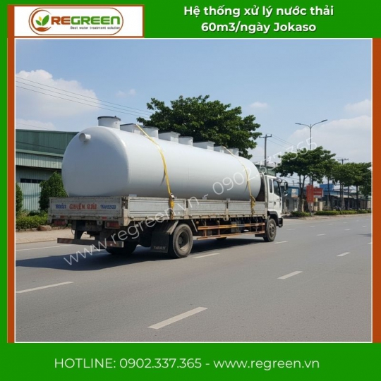 Module hệ thống xử lý nước thải JOKASO 60m3/ngày