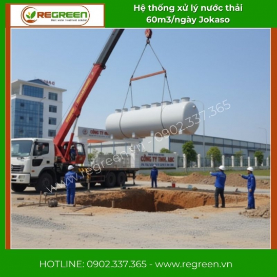 Module hệ thống xử lý nước thải JOKASO 60m3/ngày
