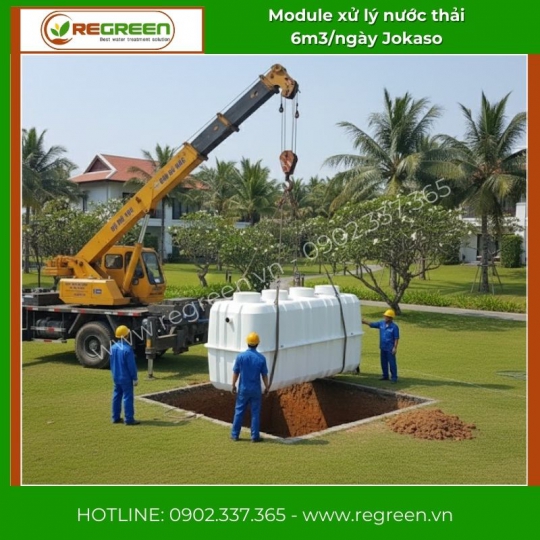 Module hệ thống xử lý nước thải JOKASO 6m3/ngày