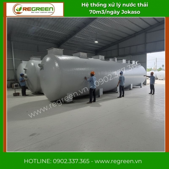 Module hệ thống xử lý nước thải JOKASO 70m3/ngày