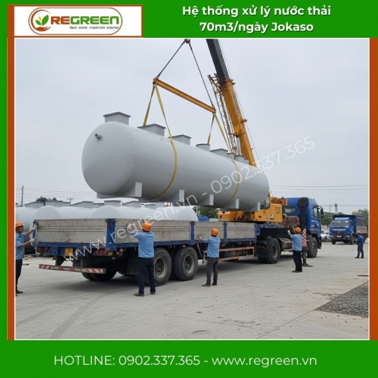 Module hệ thống xử lý nước thải JOKASO 70m3/ngày
