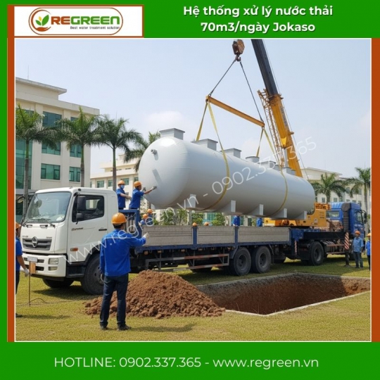 Module hệ thống xử lý nước thải JOKASO 70m3/ngày