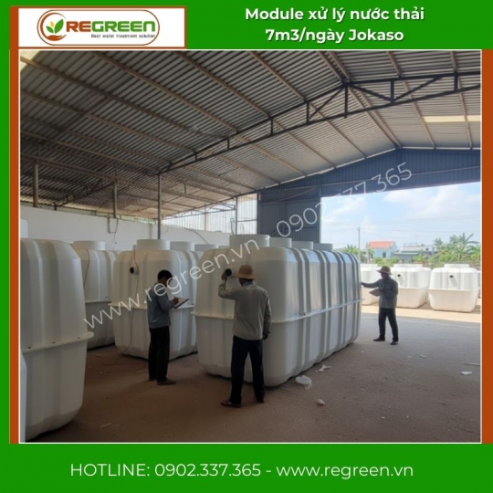 Module hệ thống xử lý nước thải JOKASO 7m3/ngày