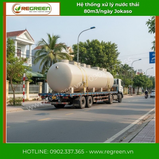 Module hệ thống xử lý nước thải JOKASO 80m3/ngày