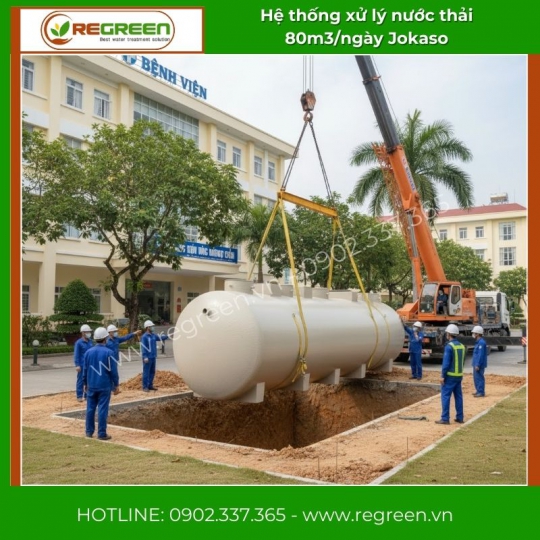 Module hệ thống xử lý nước thải JOKASO 80m3/ngày