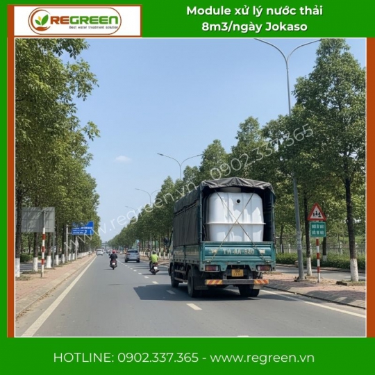 Module hệ thống xử lý nước thải JOKASO 8m3/ngày