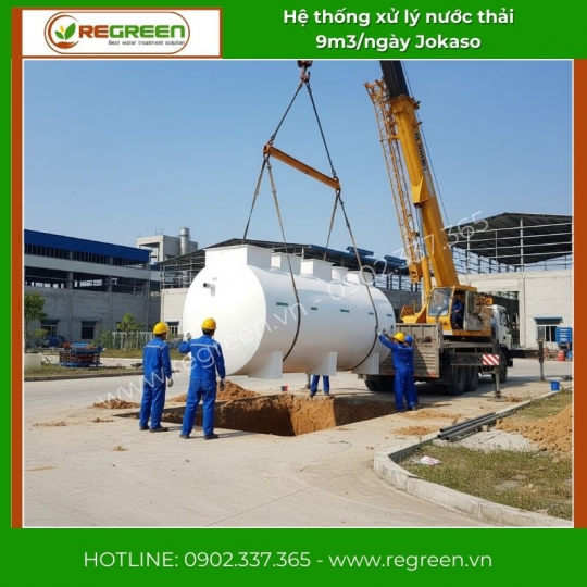 Module hệ thống xử lý nước thải JOKASO 9m3/ngày