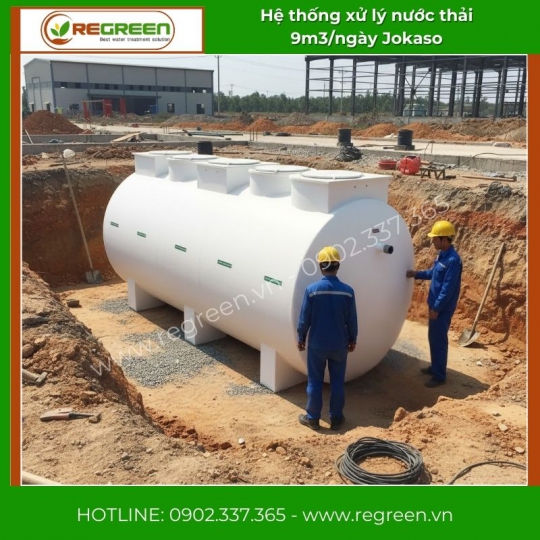 Module hệ thống xử lý nước thải JOKASO 9m3/ngày