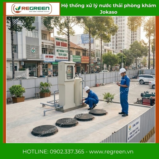 Hệ thống xử lý nước thải phòng khám Jokaso