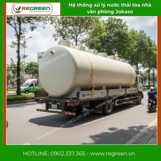 Hệ thống xử lý nước thải tòa nhà văn phòng Jokaso