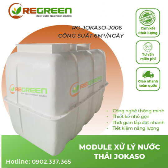 Module hệ thống xử lý nước thải JOKASO 6m3/ngày