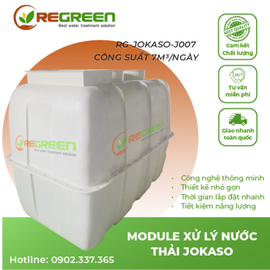 Module hệ thống xử lý nước thải JOKASO 7m3/ngày