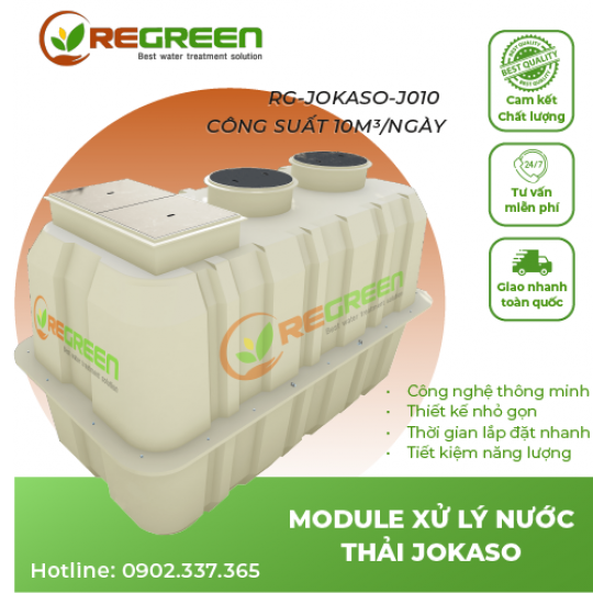Module hệ thống xử lý nước thải JOKASO 10m3/ngày